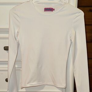 Edikted White Long Sleeve Top